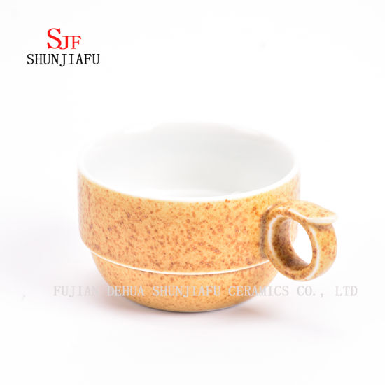 Manejar las mini tazas de café de cerámica personalizadas