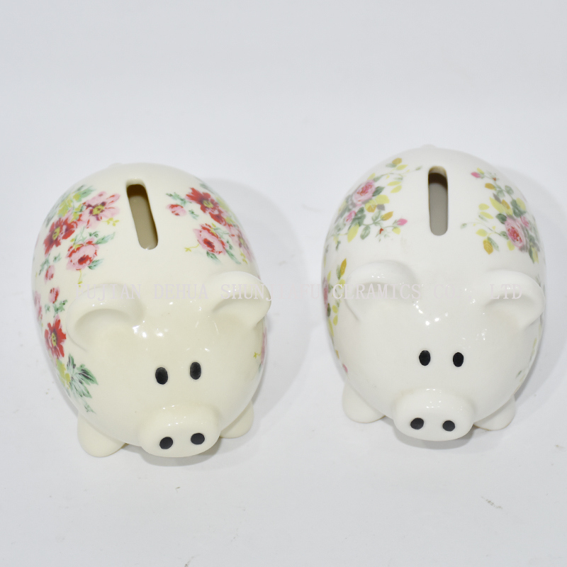 Minigift Ceramic Little Piggy Bank Decorate para ni&ntilde;os