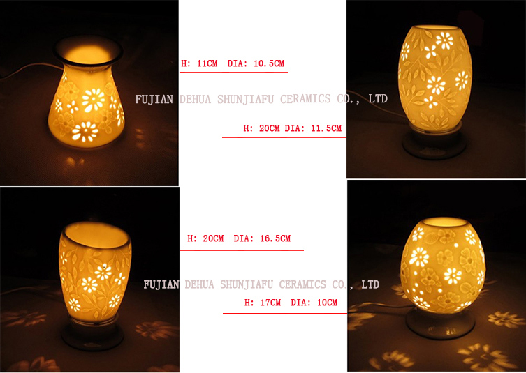 Estufa de cer&aacute;mica con aroma el&eacute;ctrico