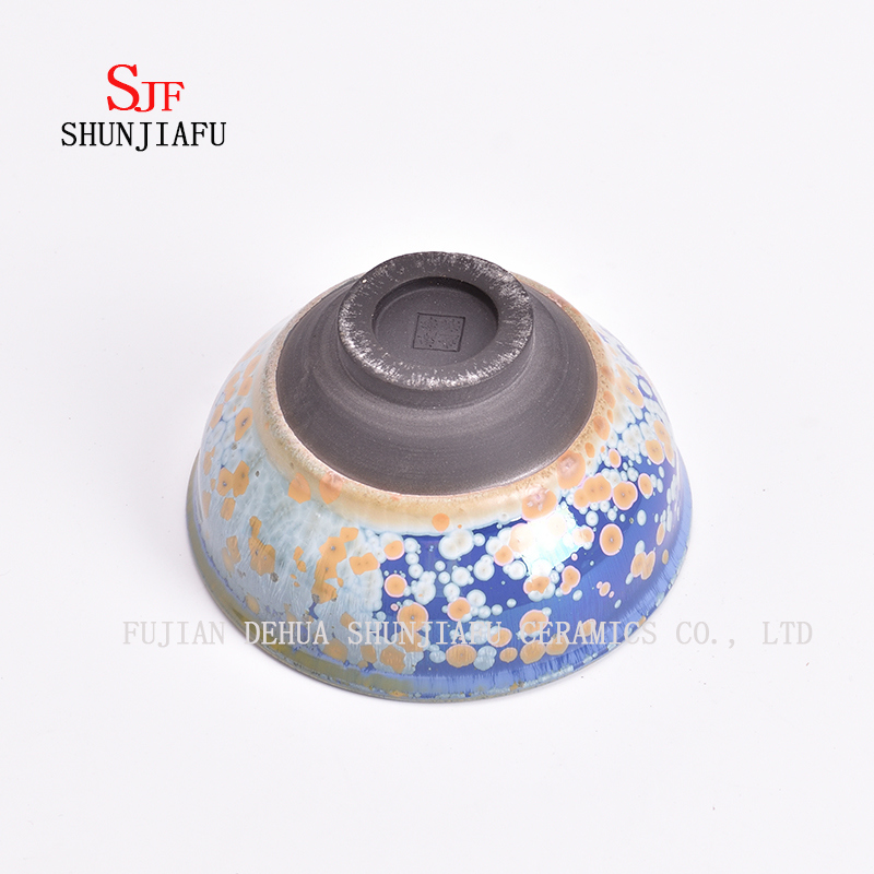 Taza de t&eacute; de porcelana con glaseado de atm&oacute;sfera &uacute;nica hecha en Dehua