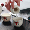 Juegos de vino de sake de cerámica con bote de vino caliente