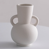 Vase de cerámica minimalista moderna - jarrón de flores de estilo escandinavo para sala de estar