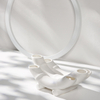 Decoración del hogar Jarrón blanco de porcelana blanca blanca