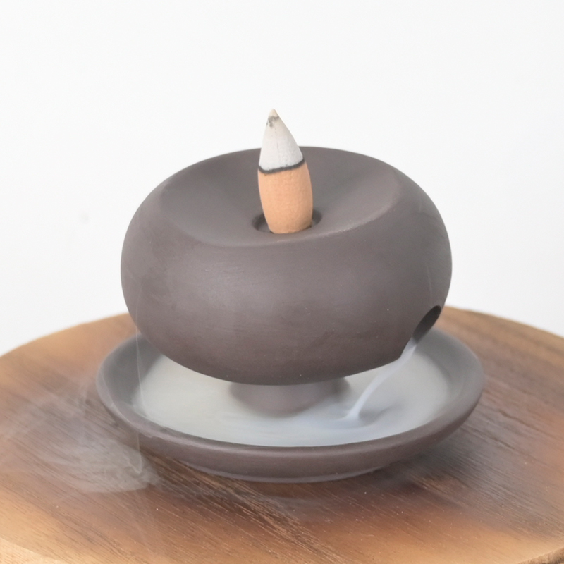 Soporte de incienso de cono soporte de incienso de incienso de cerámica incienso