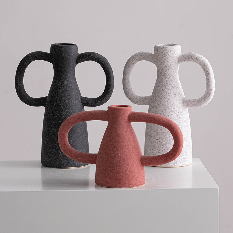 Jarrón de cerámica creativa del hogar