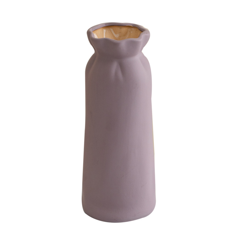Jarrón de porcelana Arreglo floral Jarrón de cerámica