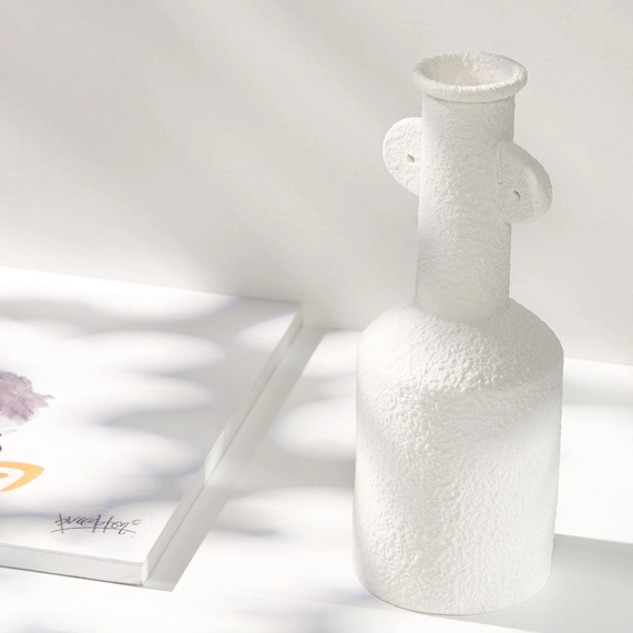 Jarrón de cerámica de decoración de escritorio de estilo moderno