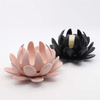 Varios estilos de flores Color diferente Estatua de porcelana Artesanías hechas a mano Estatuilla Flor de cerámica Candelabro