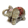 Elefante de cerámica ahuecado estatua grande de elefante de cerámica