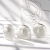 Jarrón de porcelana sin glaze de escritorio de agua de agua jarrón de cerámica