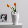 Diseño creativo Decoración del hogar Ceramicador de cerámica Bandeja de flores de porcelana Jarrón de cerámica