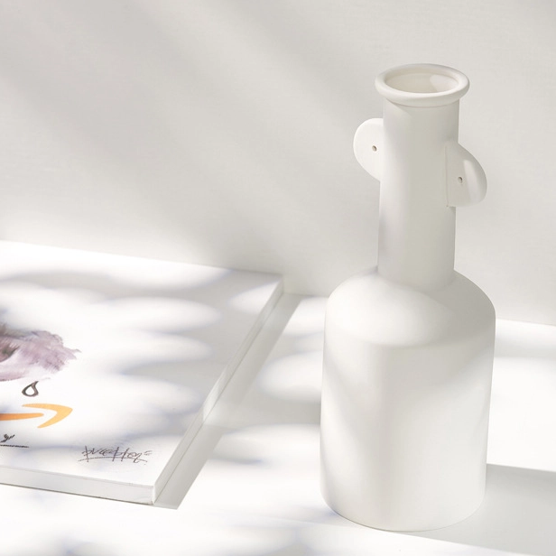 Jarrón de cerámica de decoración de escritorio de estilo moderno