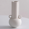 Vase de cerámica minimalista moderna - jarrón de flores de estilo escandinavo para sala de estar