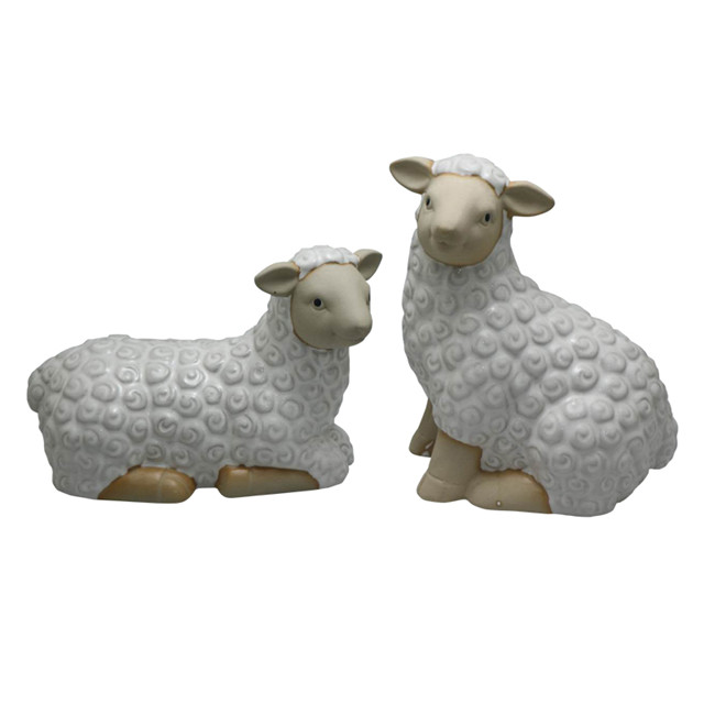 Maceta de cerámica de diseño de estilo oveja de cerámica