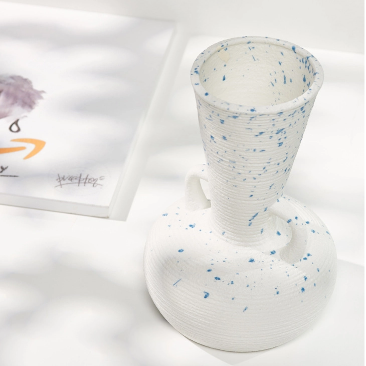 Jarrón de cerámica de decoración de escritorio de estilo moderno