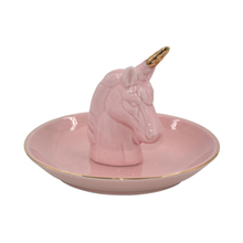 OEM Home Decor Pink Unicorn Style Design Ceramic Jewelry Bandery