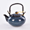 Juego de té azul de cerámica de venta directa de empresas de producción