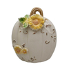 Adornos de decoración del hogar calabazas de cerámica pintadas artificialmente
