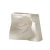 Ojo, oreja, boca, estilo Nariz Diseño de cerámica Jarrón de cerámica Flores Hecho de porcelana