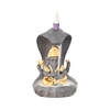 Incienso de la cascada de cono Ganesha Design Backflow de cerámica Quemador de incienso