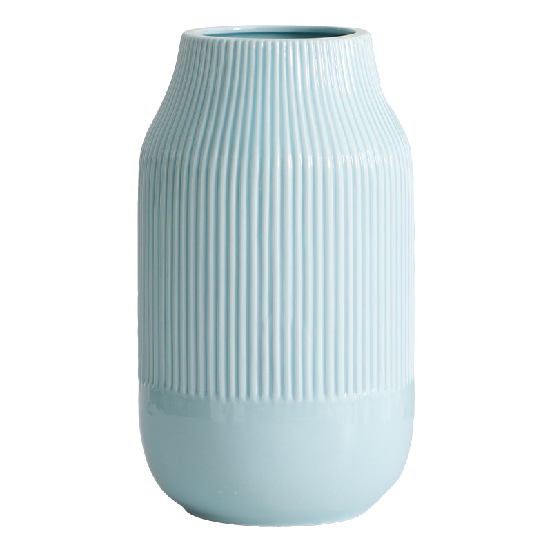 Jarrón de porcelana de decoraciones para el hogar