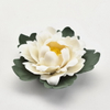 Hermoso estilo decoración del hogar decoración de la boda flor de porcelana estatua estatua flor de cerámica