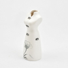 Moda pura pintura a mano china mujer característica decoración del hogar decoración flor porcelana moderna cerámica florero de boda