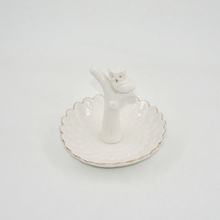 Owl Style Home Decor Gift Jewelry Display Tray Regalo de boda Anillo de cerámica Holder Custom Trinket Tray