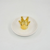 Golden Owl Style Wedding Decoration Gift Jewelry Tray Trinket Tray Ceramic Wedding Ring Holder