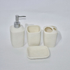 Set de regalo promocional Accesorio sanitario de cuatro baños Accesorios de baño Set de baño de cerámica