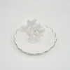 Bandeja de baratija de regalo de decoración para el hogar de estilo único Bandeja de exhibición de joyería de titular de anillo de bodas de cerámica