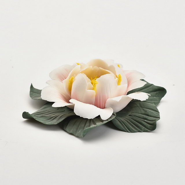 Estilo de moda Decoración para el hogar Diseño de flores personalizado Incienso Titular Incienso de cerámica Titular de palo