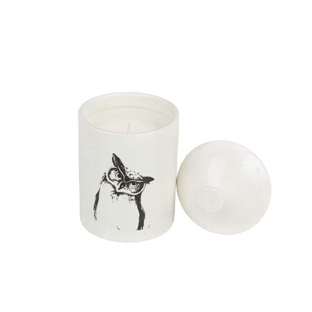 Varios colores Vela de cerámica rosa con tapa de cerámica