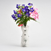 Moda pura pintura a mano china mujer característica decoración del hogar decoración flor porcelana moderna cerámica florero de boda