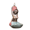 Diosa de cerámica Baño Varios colores Fragancia que fluye Cerámica reflujo Quemador de incienso