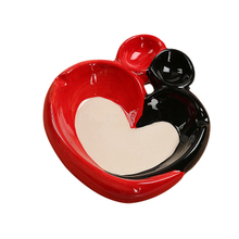 Cenicero de cerámica | As Of Hearts Card Cenicero de cerámica corazón a corazón