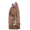 Muebles para el hogar Decorar Estatua de cerámica Quemador de incienso de cerámica de Buda de oro pequeño