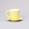 logotipo personalizado caja de regalo taza de café de porcelana con plato de taza 260ml Negro 、 blanco 、 Varios colores Juego de tazas de cerámica