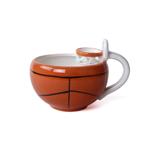Tazas de té de cerámica multifunción estilo fútbol