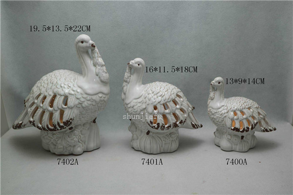 Lámpara LED blanca turca hueca Tres modelos de cerámica Turquía Luz de noche LED