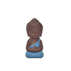 Artesanías personalizadas Decoración para el hogar Regalo de boda Color diferente Elija Guanyin Estatuilla Buda Cerámica Pequeño monje Estatua