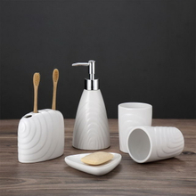 Juego de decoración para el hogar Accesorios de baño sanitarios para cinco baños Juego de accesorios de baño de cerámica