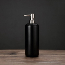 Botella de baño individual Baño de color negro Accesorio de baño sanitario Accesorios de baño de cerámica Accesorios